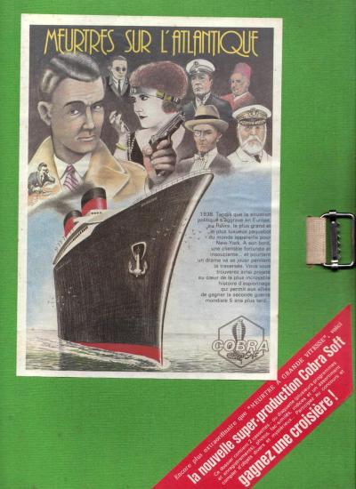 Boîte du jeu Meurtres Sur l'Atlantique